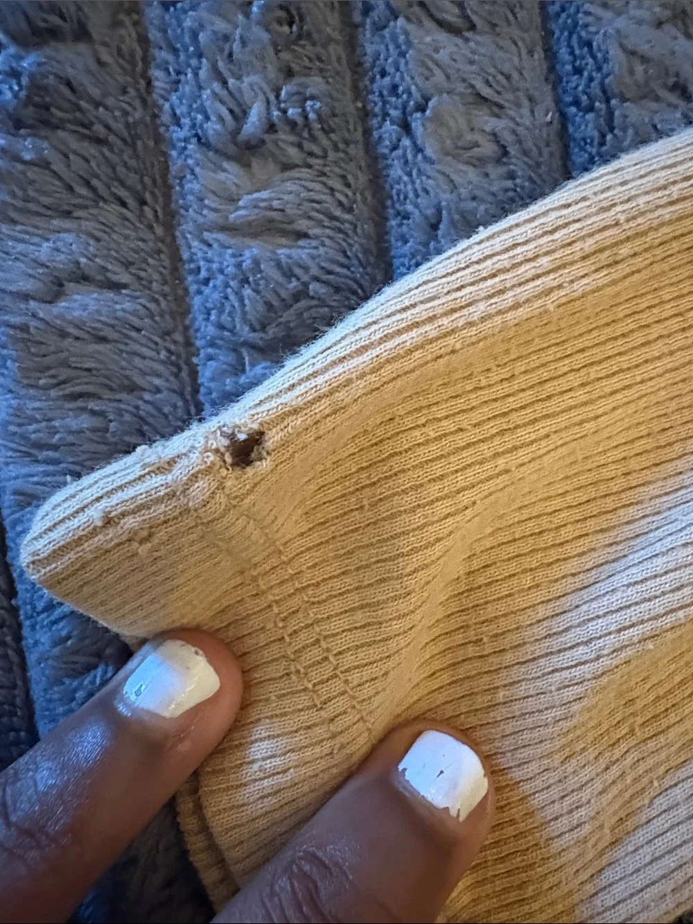 GAP Long Sleeve Henley Top in Light Peach